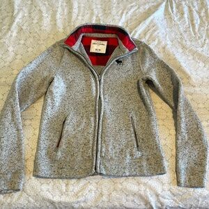 Abercrombie kids zip up sweater